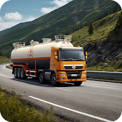Oil Tanker Truck Driving Games Mod Apk Unlimited Coins Icon