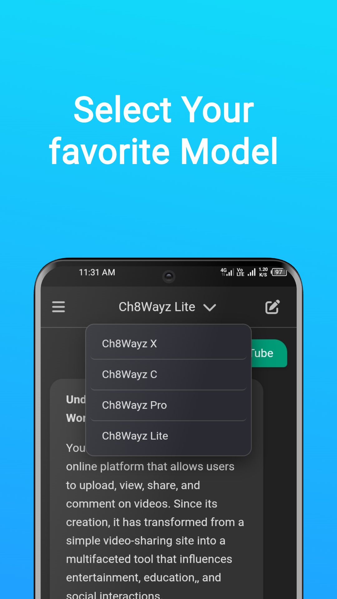 Screenshot 1 of Chat8wayz Ai v1.0 Download Free