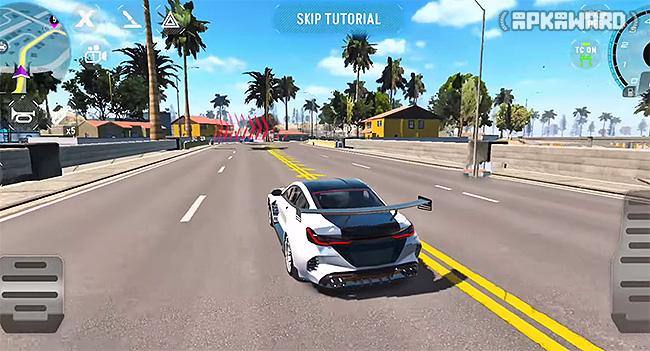 Screenshot 1 of Car Driving Simulator : EVO APK