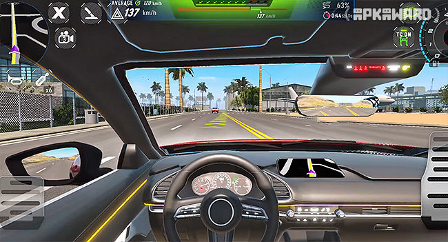 Screenshot 4 of Car Driving Simulator : EVO APK