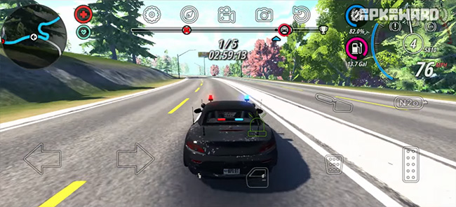 Screenshot 2 of OWRC Police: Chase Simulator APK